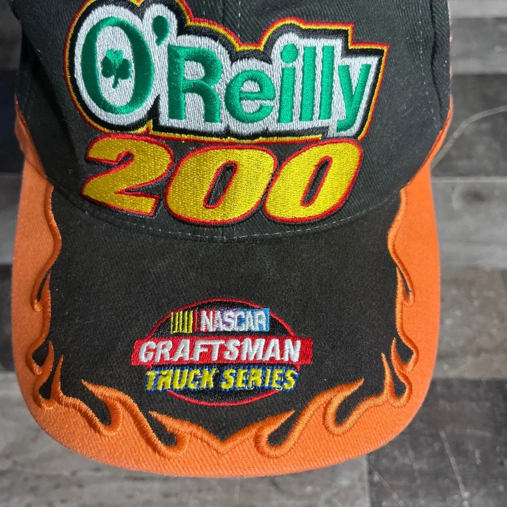 Vtg NASCAR O'Reilly 200 Hat 2006 Memphis Motorsports Park Craftsman Truck Black